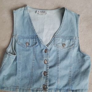 Denim vest